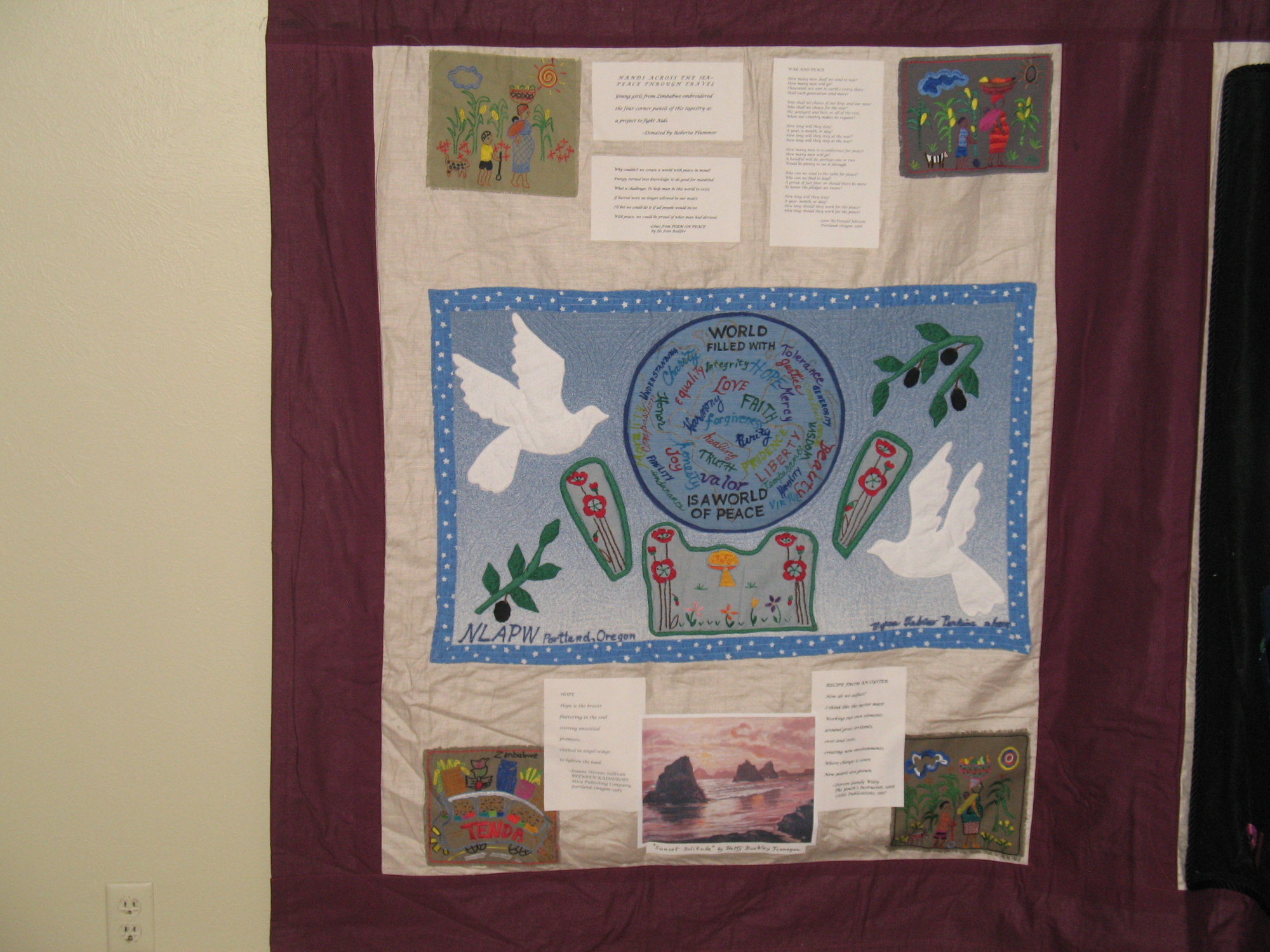 The Tapestry for Peace  Denver Pen Women