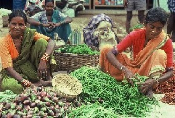 Market day in the village